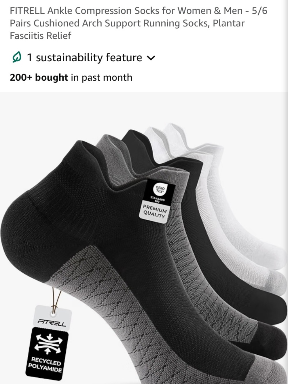 No-Show compression Socks 4 pairs brand new